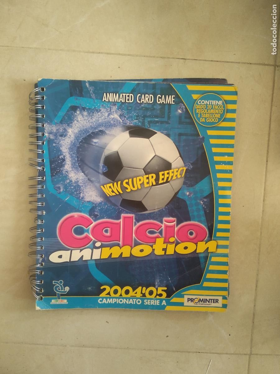 Puzzles: ALBUM VACIOO CROMO FUTBOL LIGA ITALIA 2004-2005 CALCIATORI 04-05 CALCIO ANIMOTION