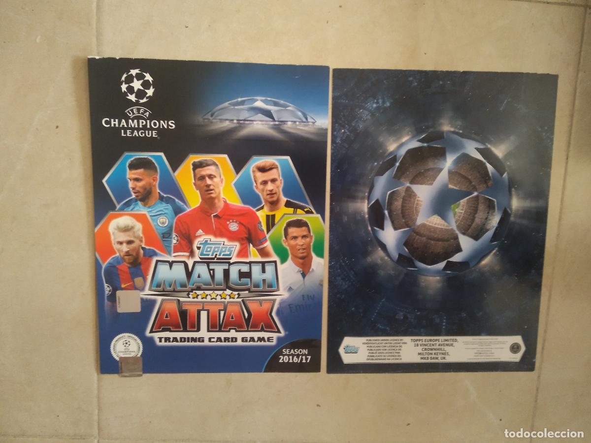 Puzzles: PORTADA CONTRAPORTADA CROMO FUTBOL TOPPS 2016-2017 MATCH ATTAX 16-17 CRISTIANO RONALDO MESSI AG&Uuml;ERO