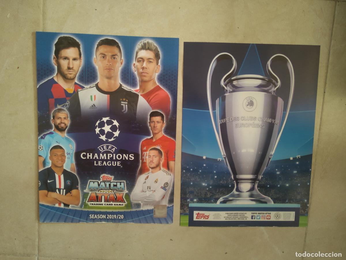 Puzzles: PORTADA CONTRAPORTADA CROMO FUTBOL TOPPS 2019-2020 MATCH ATTAX 19-20 CRISTIANO RONALDO MESSI MBAPPE