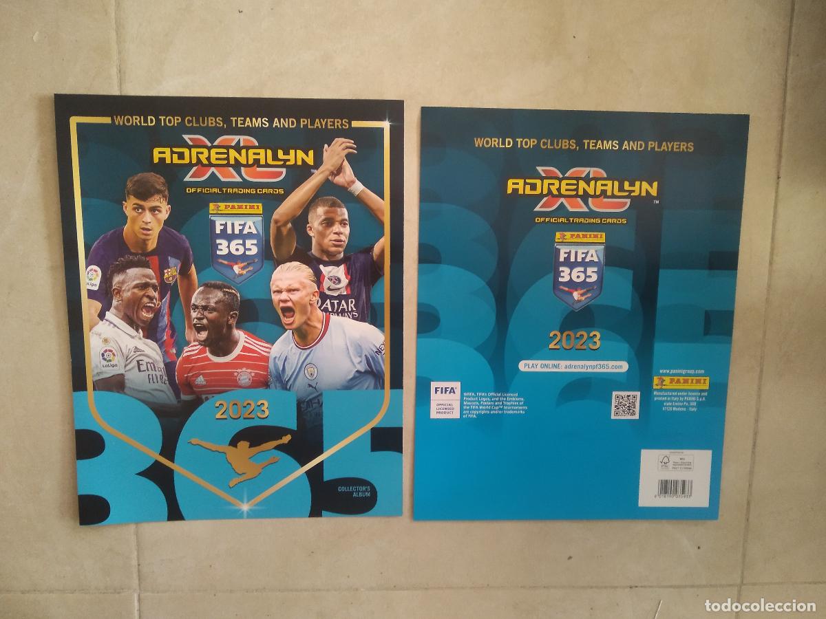 Puzzles: PORTADA CONTRAPORTADA CROMO FUTBOL PANINI FIFA 365 2023 ADRENALYN PEDRI VINICIUS HAALAND MBAPPE MANE