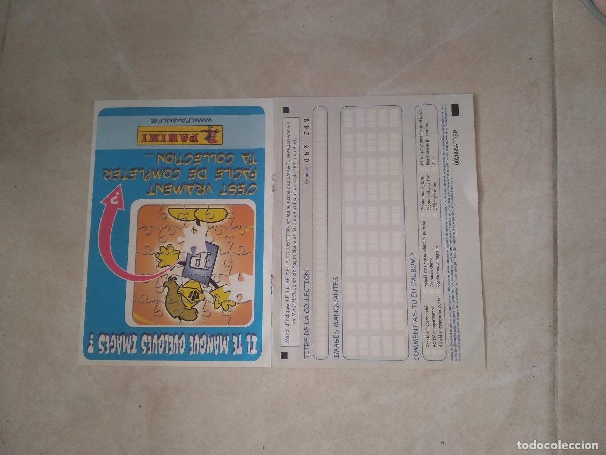 Puzzles: HOJA PARA PEDIR CROMO PANINI IL TE MANGUE QUELQUES IMAGES? EN FRANCES