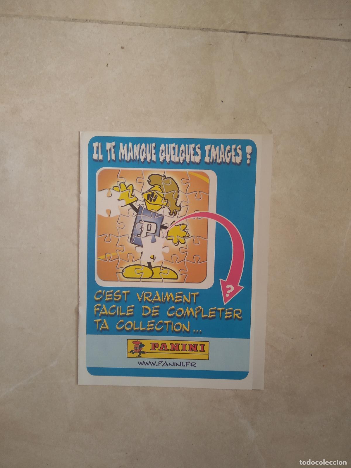 Puzzles: HOJA PARA PEDIR CROMO PANINI IL TE MANGUE QUELQUES IMAGES? EN FRANCES