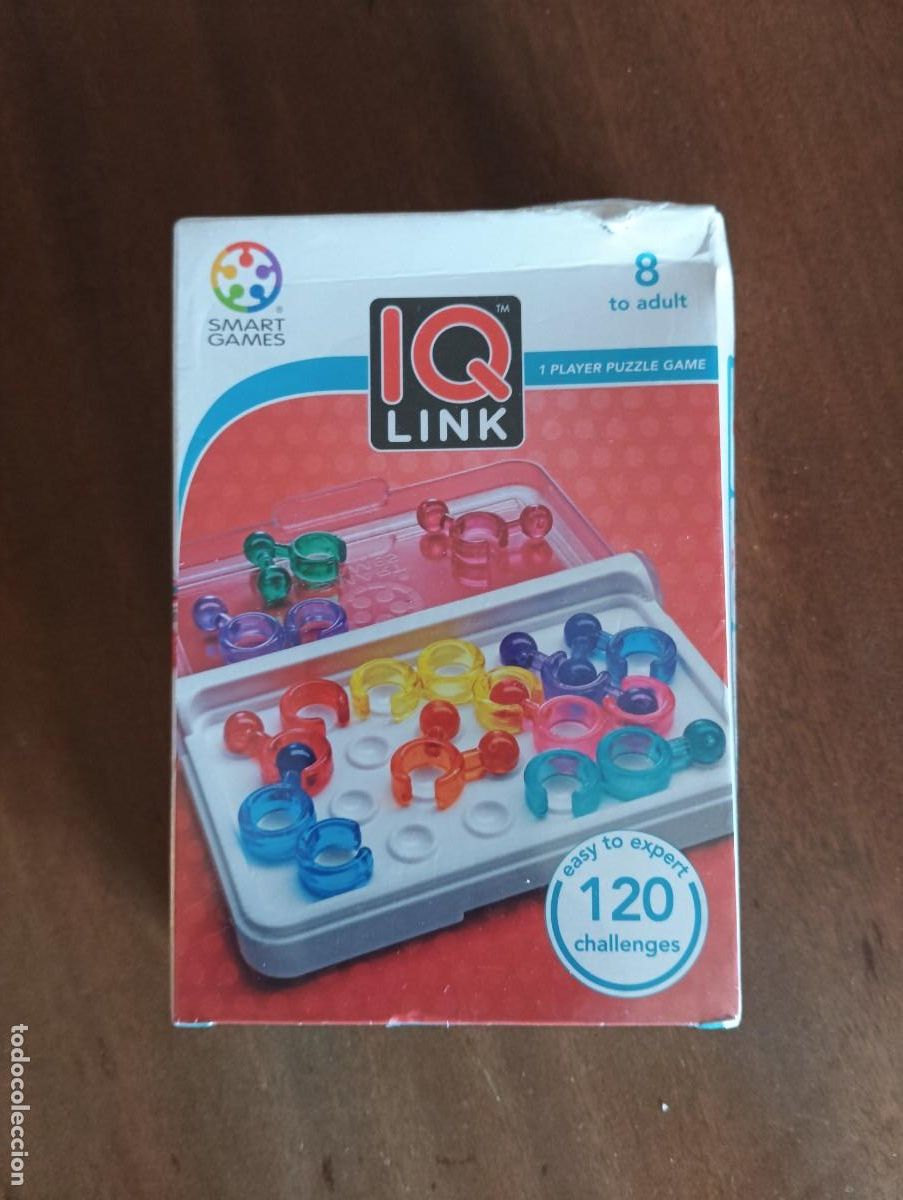 Puzzles: Smart Games - IQ Link | Rompecabezas | Incluye 120 Desafios.Precintado.
