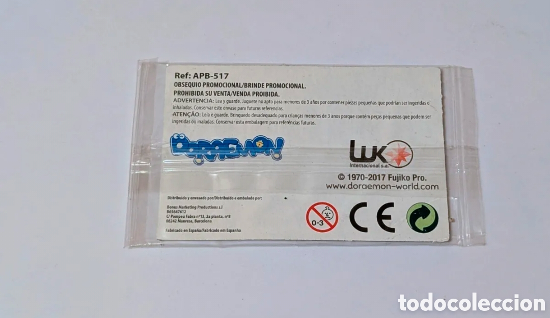 Puzzles: Raro cromo Puzzle sin abrir Doraemon - Foto 2