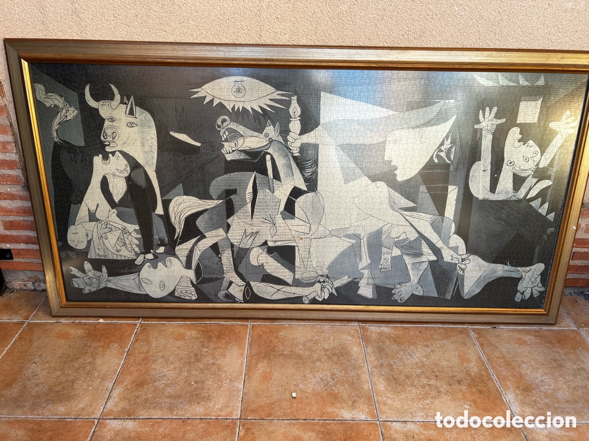 Puzzles: PUZZLE ENMARCADO DEL GUERNICA DE PICASSO ENTREGA EN MANO