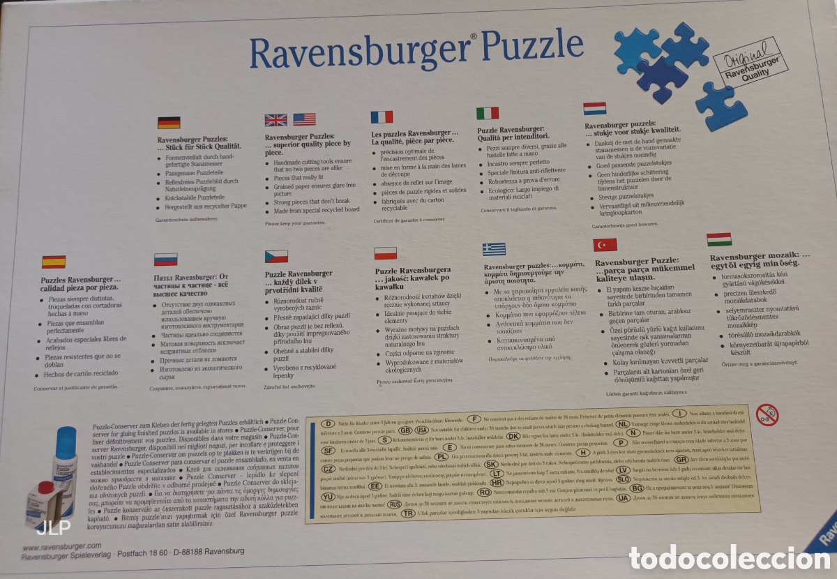 Puzzles: PUZZLE RAVENSBURGER. 2000 FICHAS. - Foto 3