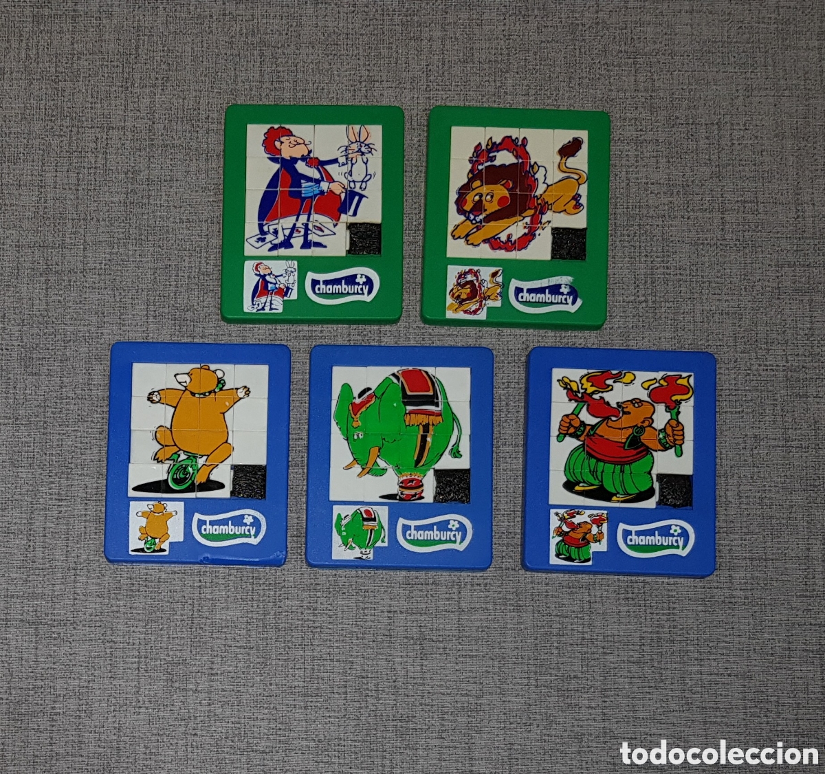 Puzzles: CIRCOJUEGOS CHAMBURCY (LE&Oacute;N, MAGO, FAQUIR, OSO Y ELEFANTE) PUZZLE DESLIZANTE ROMPECABEZAS