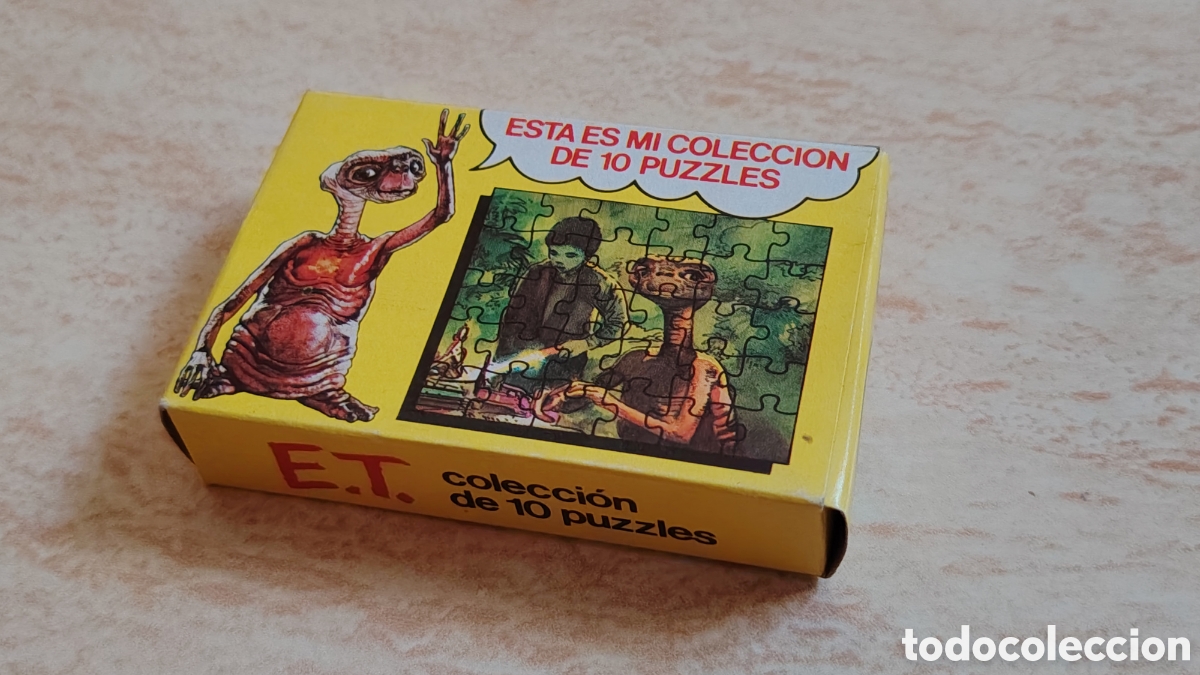 Puzzles: Curioso y raro puzzle ET E.T. Extraterrestre Spielberg - N&uacute;mero 8 - FALTAN 3 PIEZAS A ESTRENAR