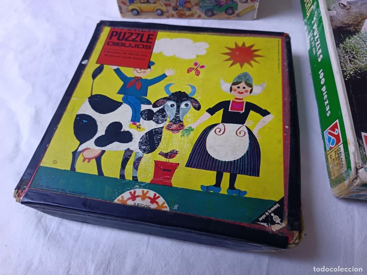 Puzzles: Lote de 3 antiguos puzzles, en sus cajas originales - Foto 3