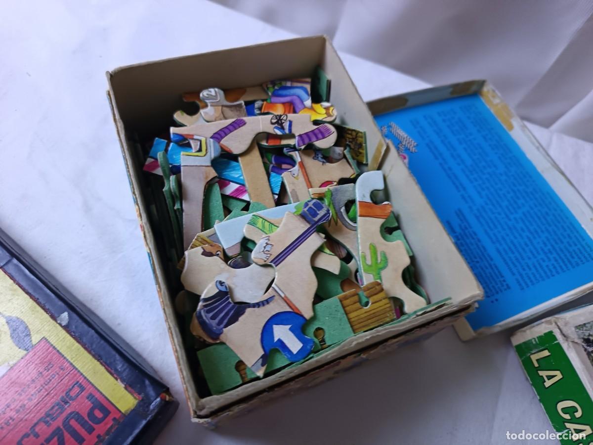 Puzzles: Lote de 3 antiguos puzzles, en sus cajas originales - Foto 8