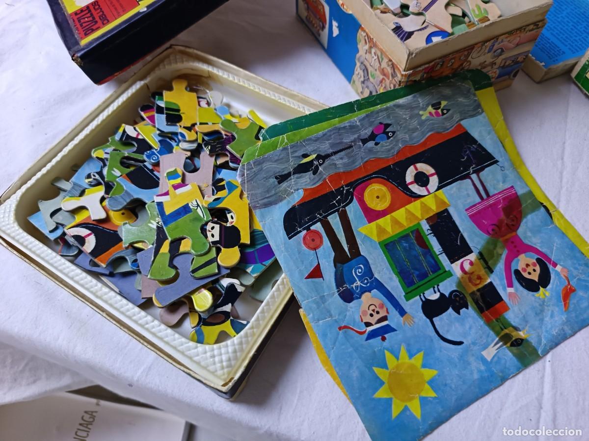 Puzzles: Lote de 3 antiguos puzzles, en sus cajas originales - Foto 9