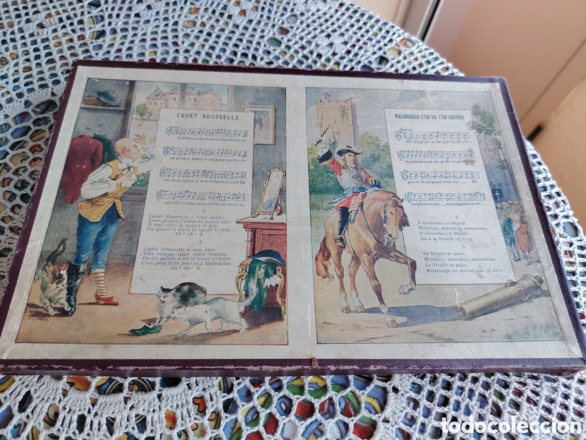 Puzzles: ANTIGUO PUZZLE DE CANCIONES POPULARES FRANCESAS