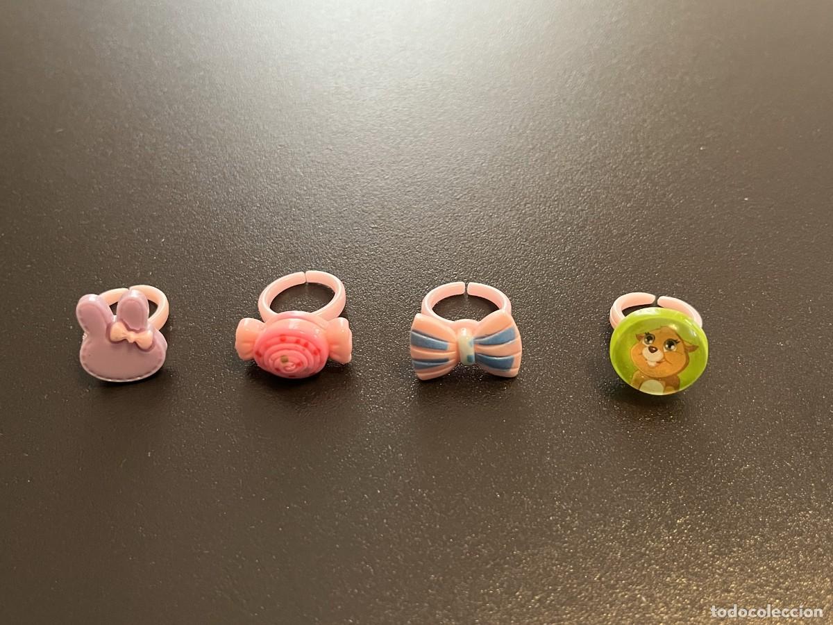 Puzzles: Lote 4 Anillos Retro Kawaii 90s