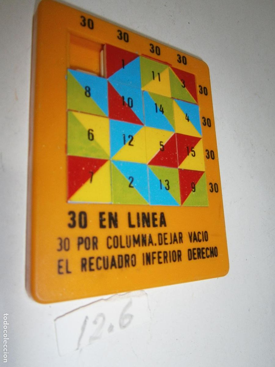 Puzzles: ANTIGUO PUZZLE RUBIK ROMPECABEZAS NUMERICO EDUCATIVO DE CALCULO MENTAL