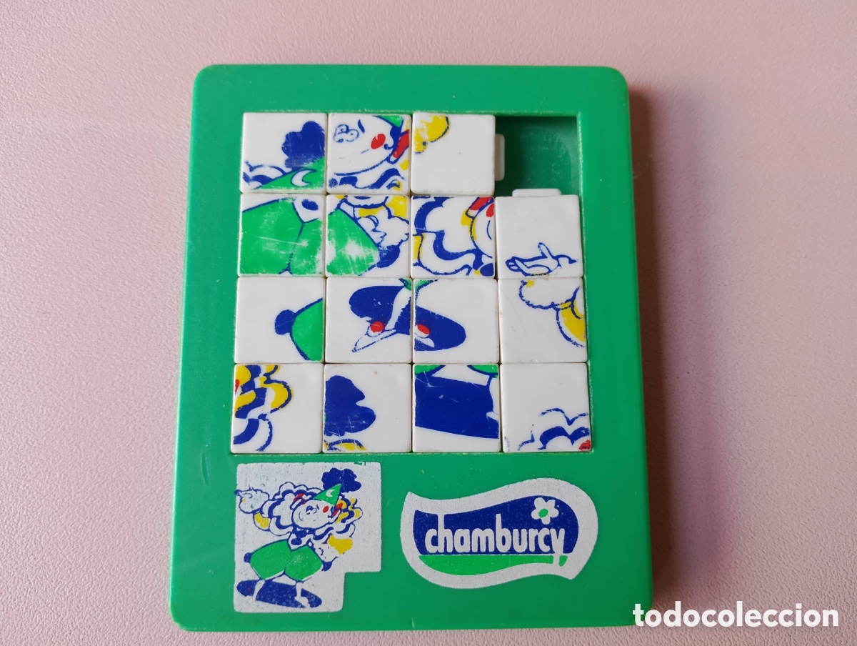 Puzzles: Puzzle deslizante Circojuegos Chamburcy vintage payaso