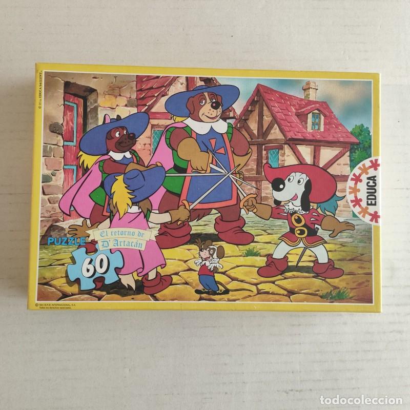Puzzles: EL RETORNO DE D&rsquo;ARTACAN PUZZLE 1991 EDUCA DARTACAN Y LOS TRES MOSQUEPERROS BRB 60 PIEZAS