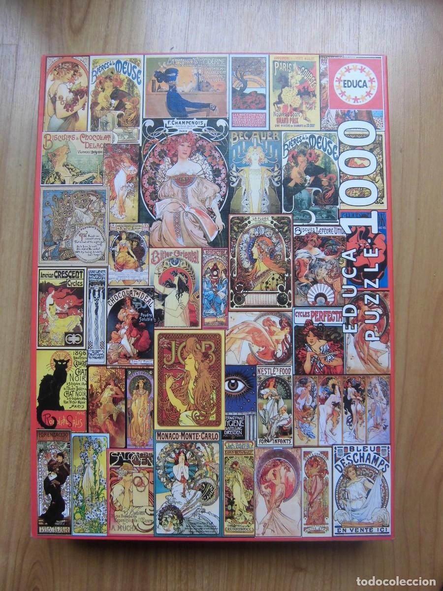 Puzzles: PUZZLE COLLAGE ART NOUVEAU 1000 PIEZAS EDUCA PRECINTADO