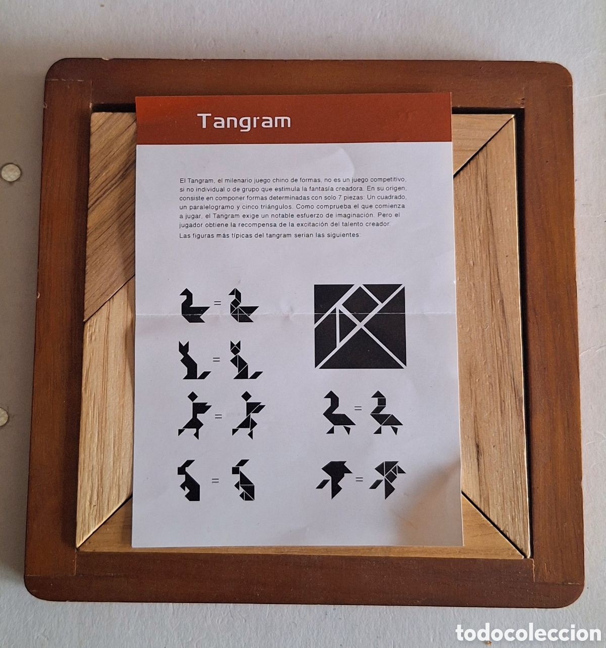 Puzzles: Tangram. Rompecabezas-puzle de madera - Foto 3