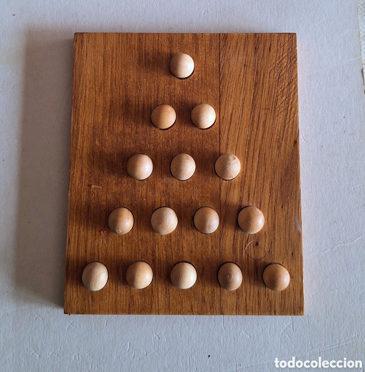 Puzzles: Solitario Triangular - Rompecabezas - puzle de madera