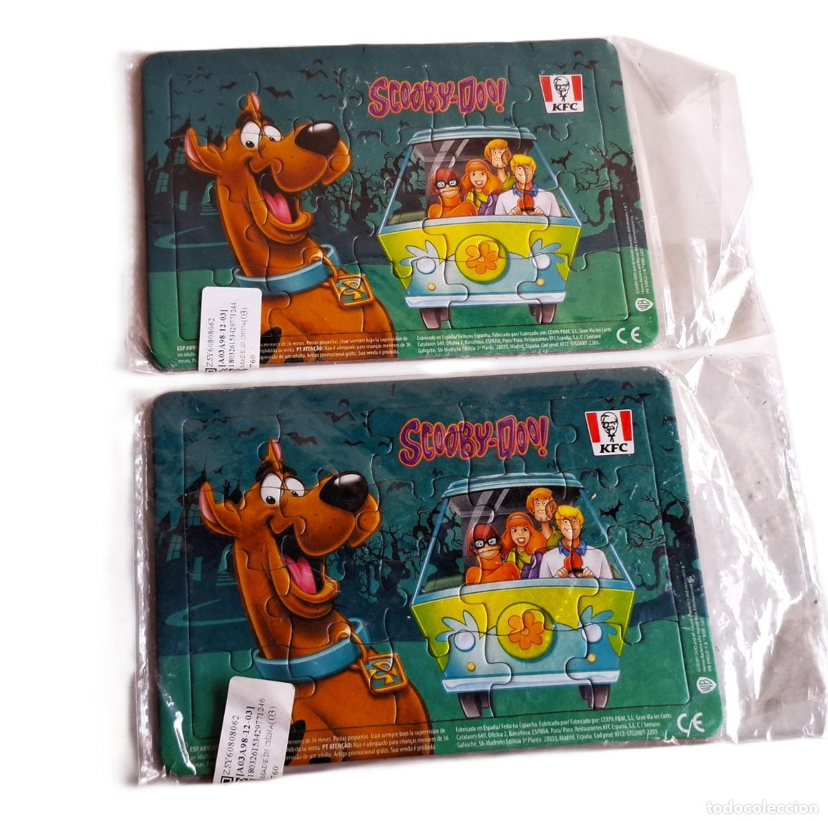 Puzzles: DOS PUZZLES DE SCOOBY-DOO! DE 17X13.CM NUEVOS