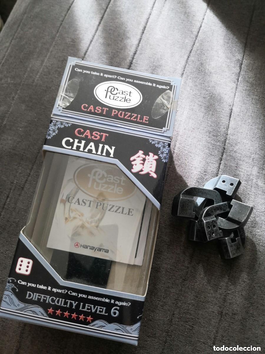 Puzzles: PUZZLE , Hanayama Huzzle Cast CHAIN - Puzzle Piezas Metal level 6 estrella