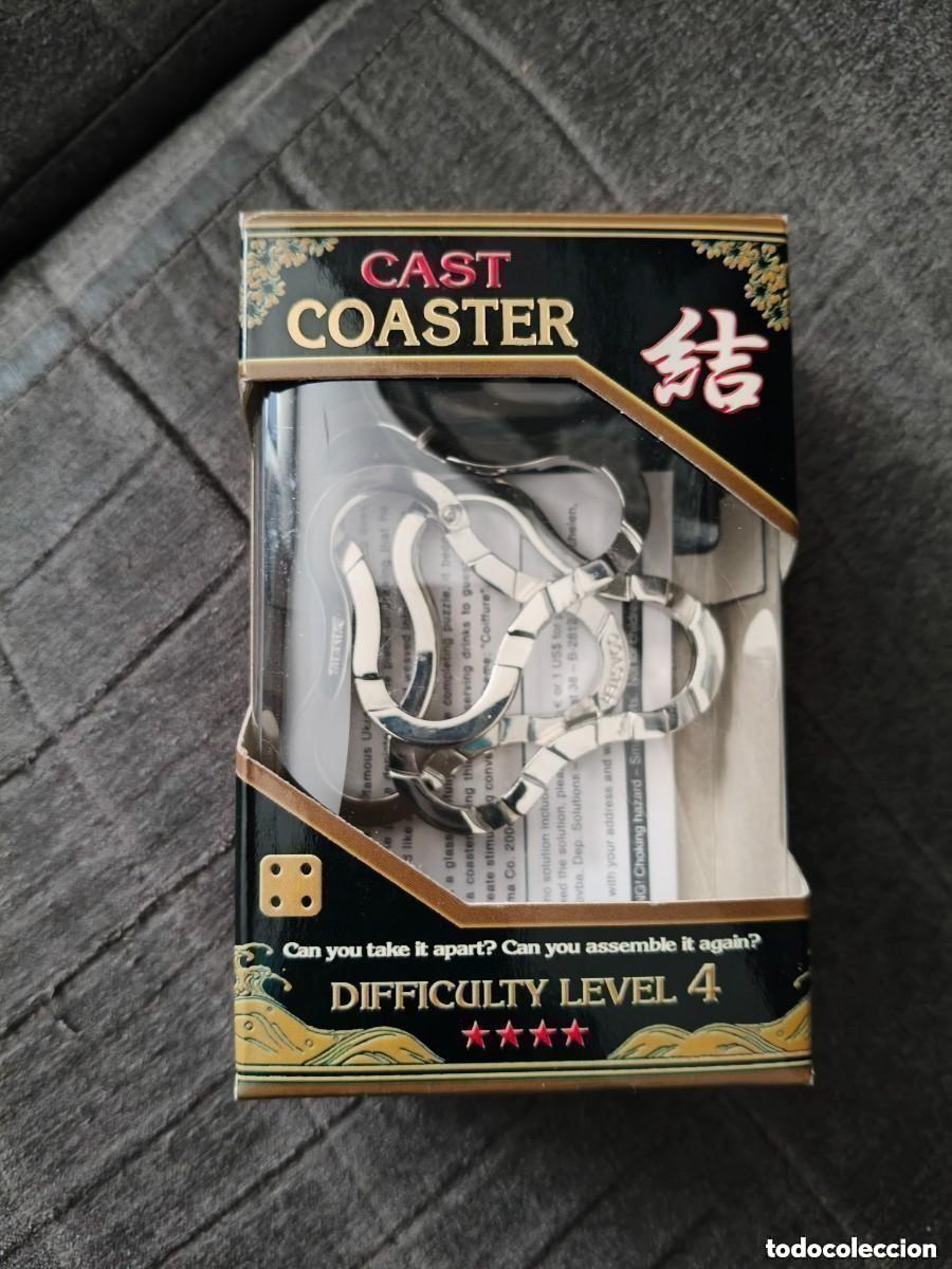 Puzzles: PUZZLE , Hanayama Huzzle Cast COASTER - Puzzle Piezas Metal level 4 estrellas