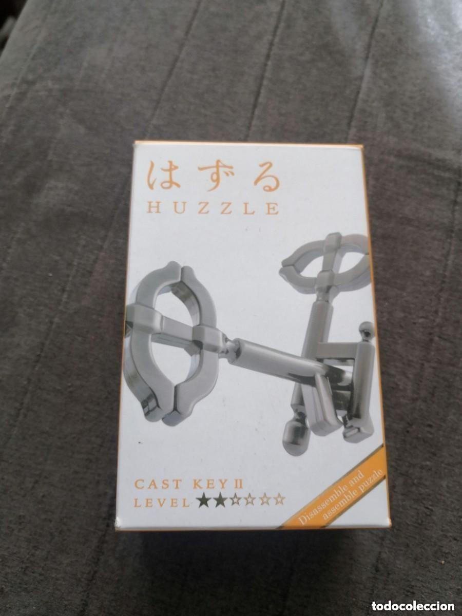 Puzzles: PUZZLE , Hanayama Huzzle Cast KEY II - Puzzle Piezas Metal level 2 estrella