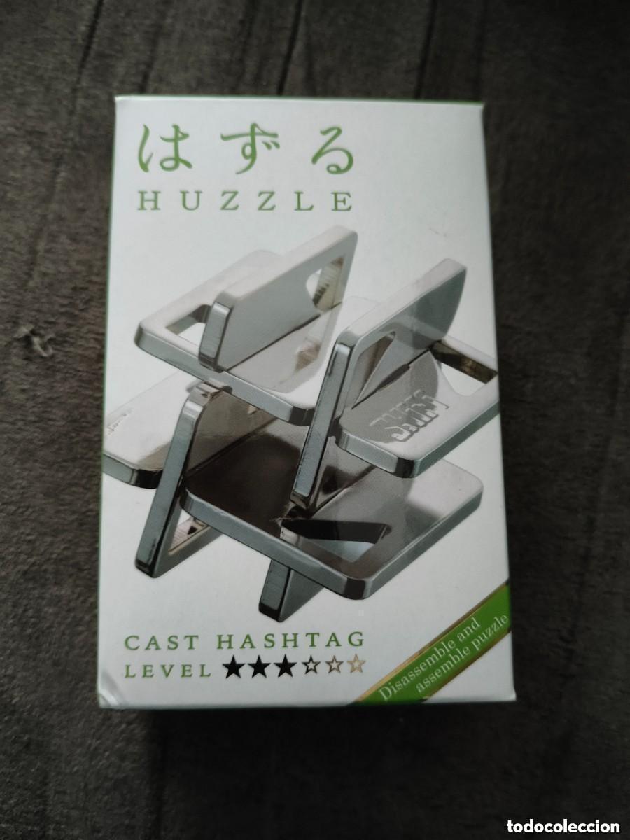 Puzzles: PUZZLE , Hanayama Huzzle Cast HASHTAG - Puzzle Piezas Metal level 3 estrellas