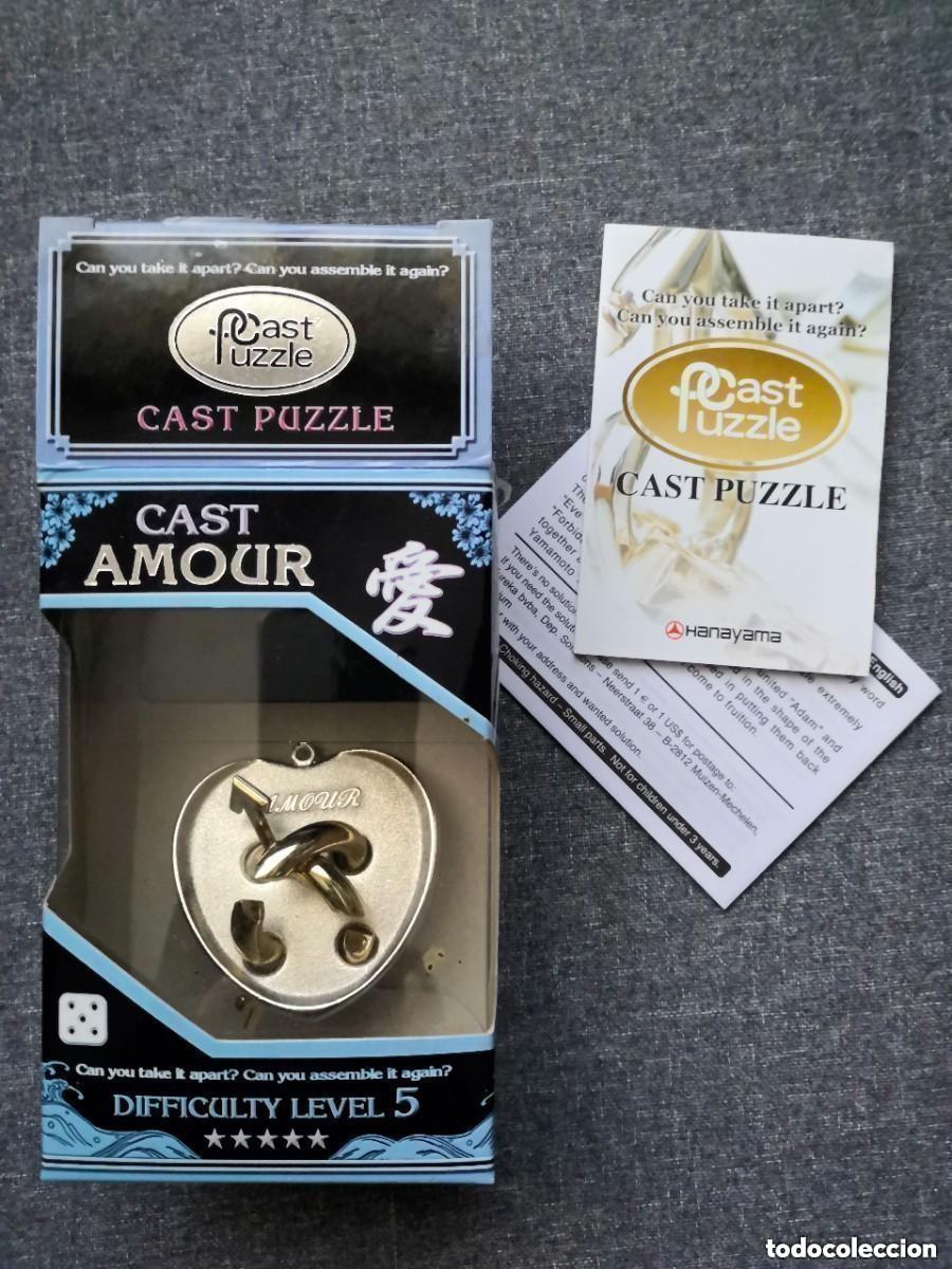 Puzzles: PUZZLE , Hanayama Huzzle Cast amour - Puzzle Piezas Metal level 5 estrella