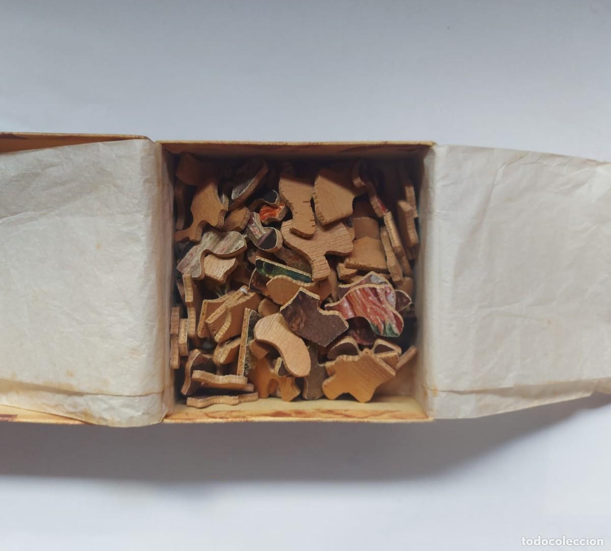 Puzzles: Puzzle antiguo de madera, escena costumbrista. - Foto 5