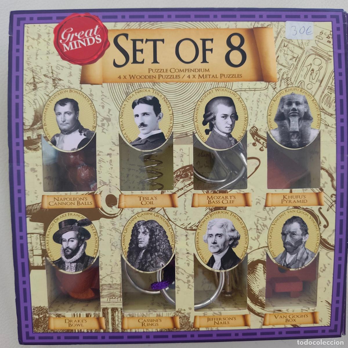 Puzzles: The Great Minds Range Las Grandes Mentes Gama Puzzle Compendio (Juego de 8) PUZZLES JUEGOS HABILIDAD