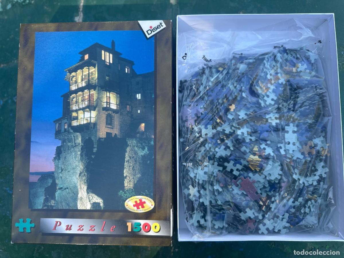 Puzzles: Puzzle Diset 1500 piezas Casas Colgadas de Cuenca &mdash; Completo, bolsa sellada