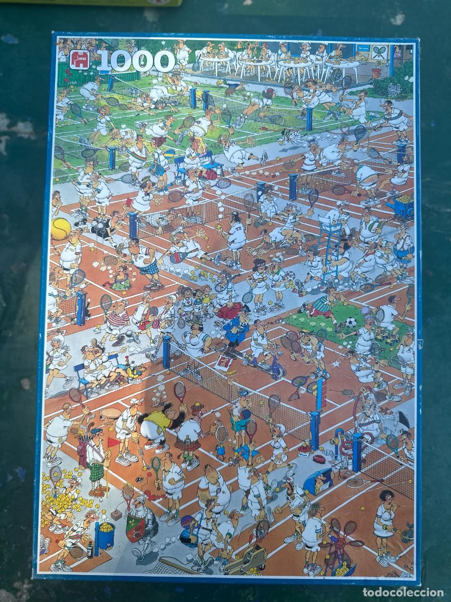 Puzzles: Jumbo Jan van Haasteren puzzle 1000 piezas &rdquo;The Tennis Court&rdquo; &mdash; Descatalogado, completo