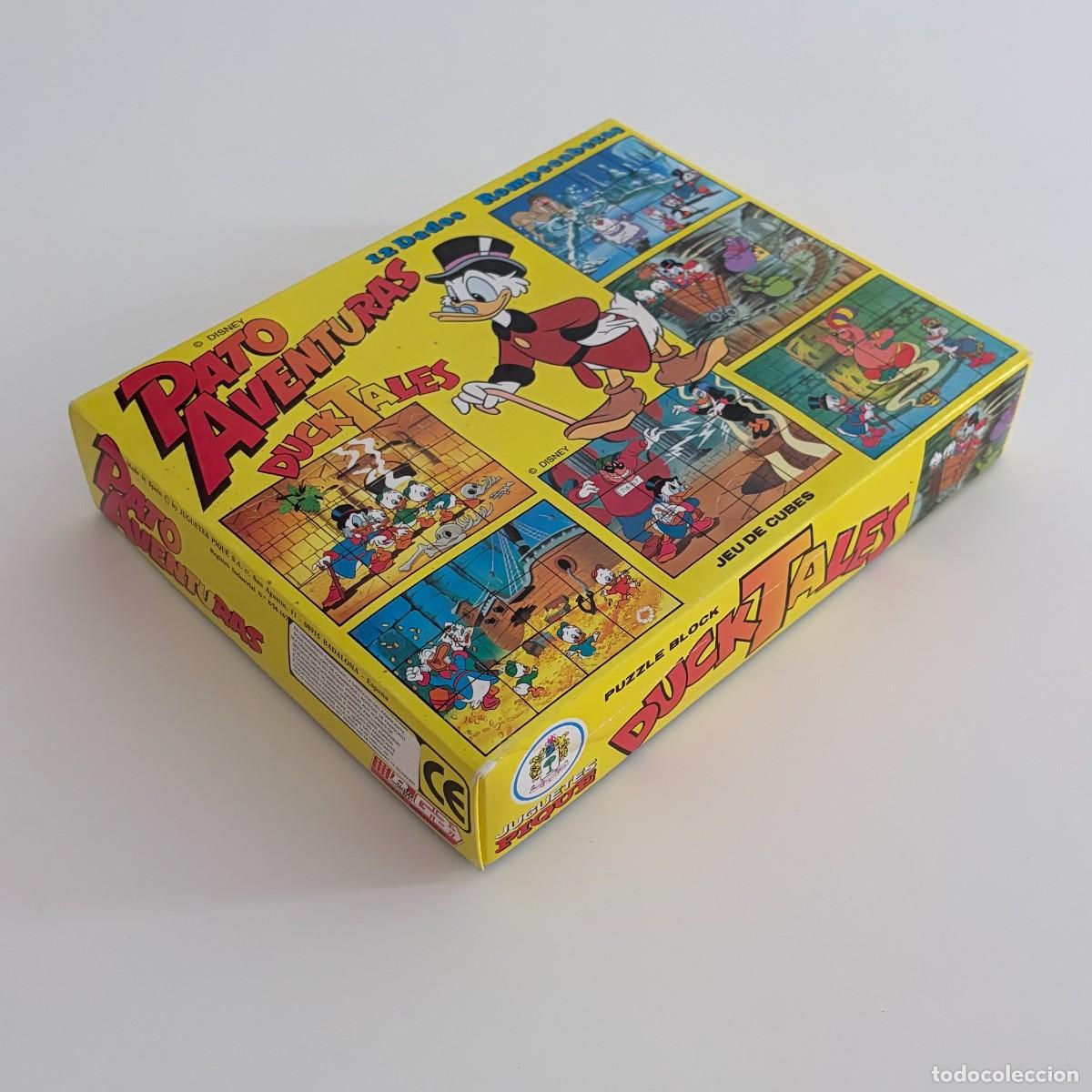 Puzzles: Vintage Puzzle 12 Pieces Cubes cubos Ducktales Disney from 90s Spain Duck Tales
