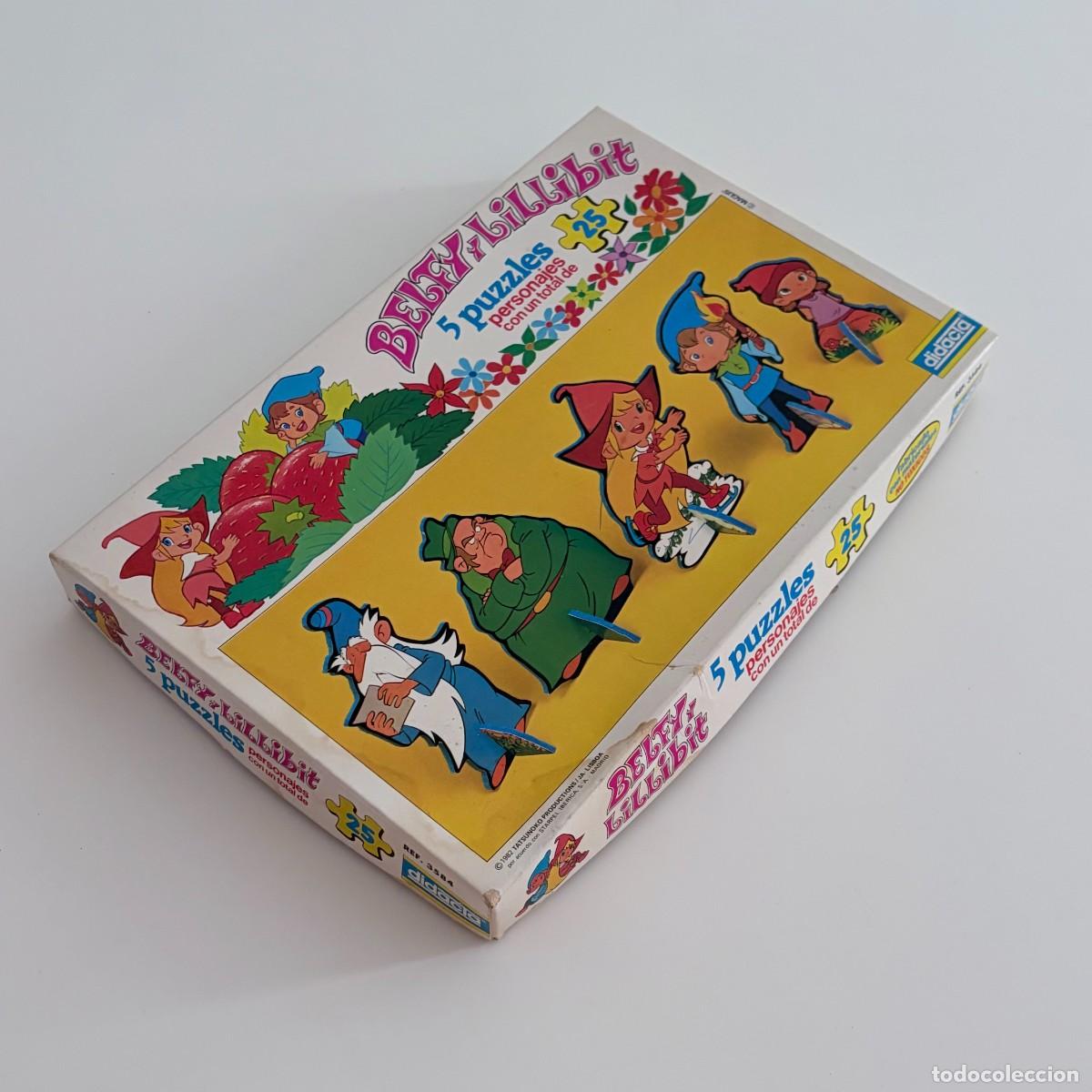 Puzzles: Vintage Puzzle 25 Pizas x5 Figuras Belfy & Lillibit 1982 Didacta Spain muy raro buen estado