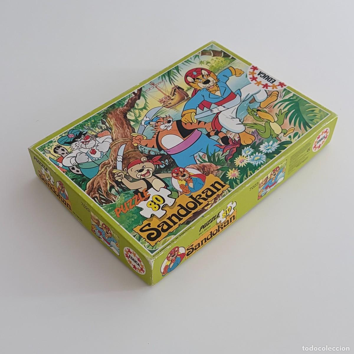 Puzzles: Vintage Puzzle 80 Pieces Sandokan Educa COMPLETO official product Spain
