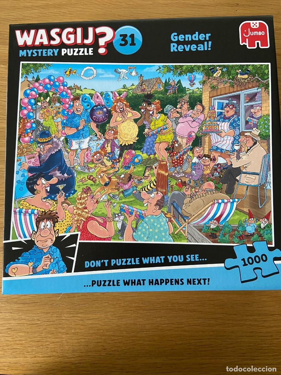 Puzzles: Puzzle Wasgij? 31 Mistery Gender Reveal! 1000 piezas JUMBO Nuevo precintado.