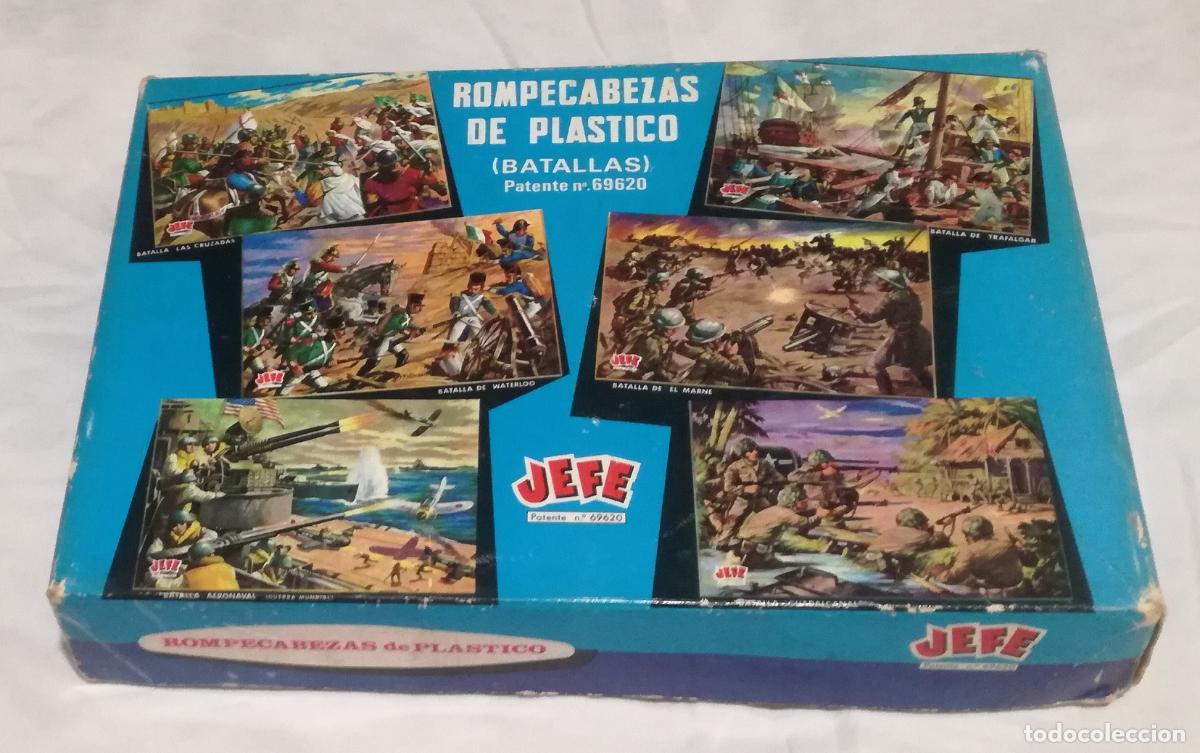Puzzles: Puzzle rompecabezas de plastico, marca Jefe - a&ntilde;os 60/70