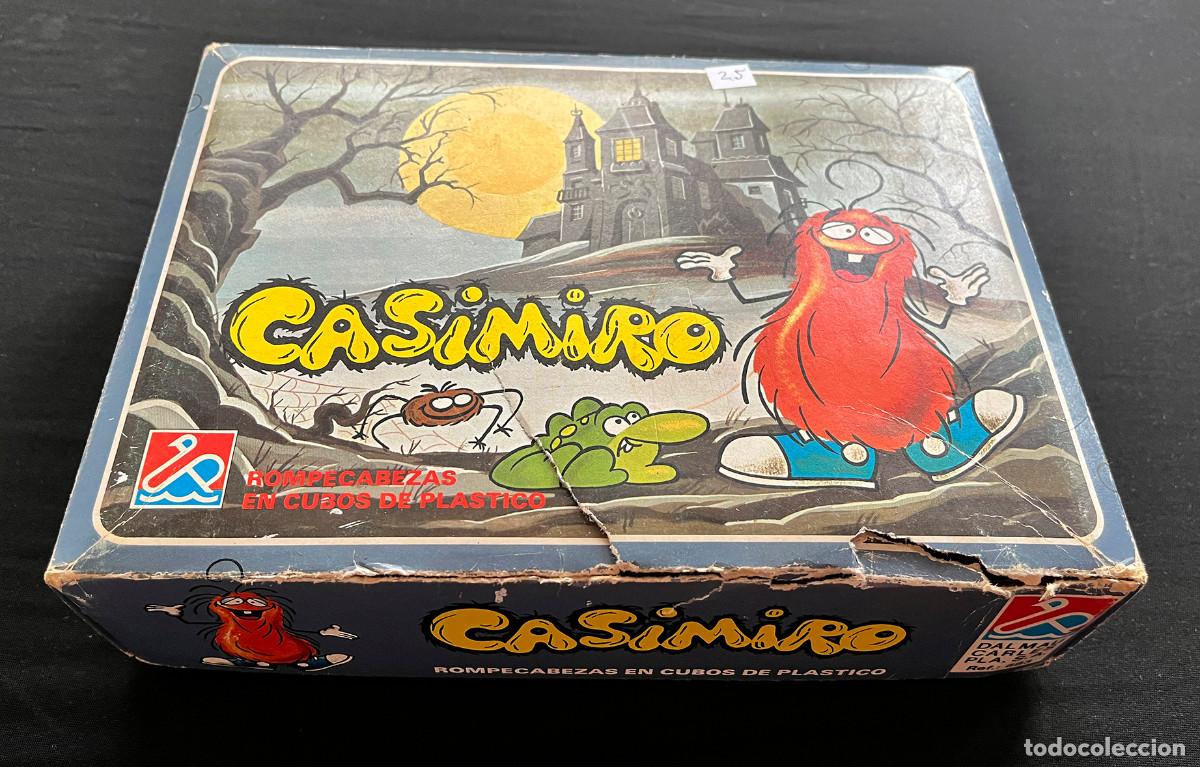 Puzzles: ROMPECABEZAS EN CUBOS DE PL&Aacute;STICO DE CASIMIRO. A&Ntilde;OS 70. CARLOS DALMAU PLA S.A.