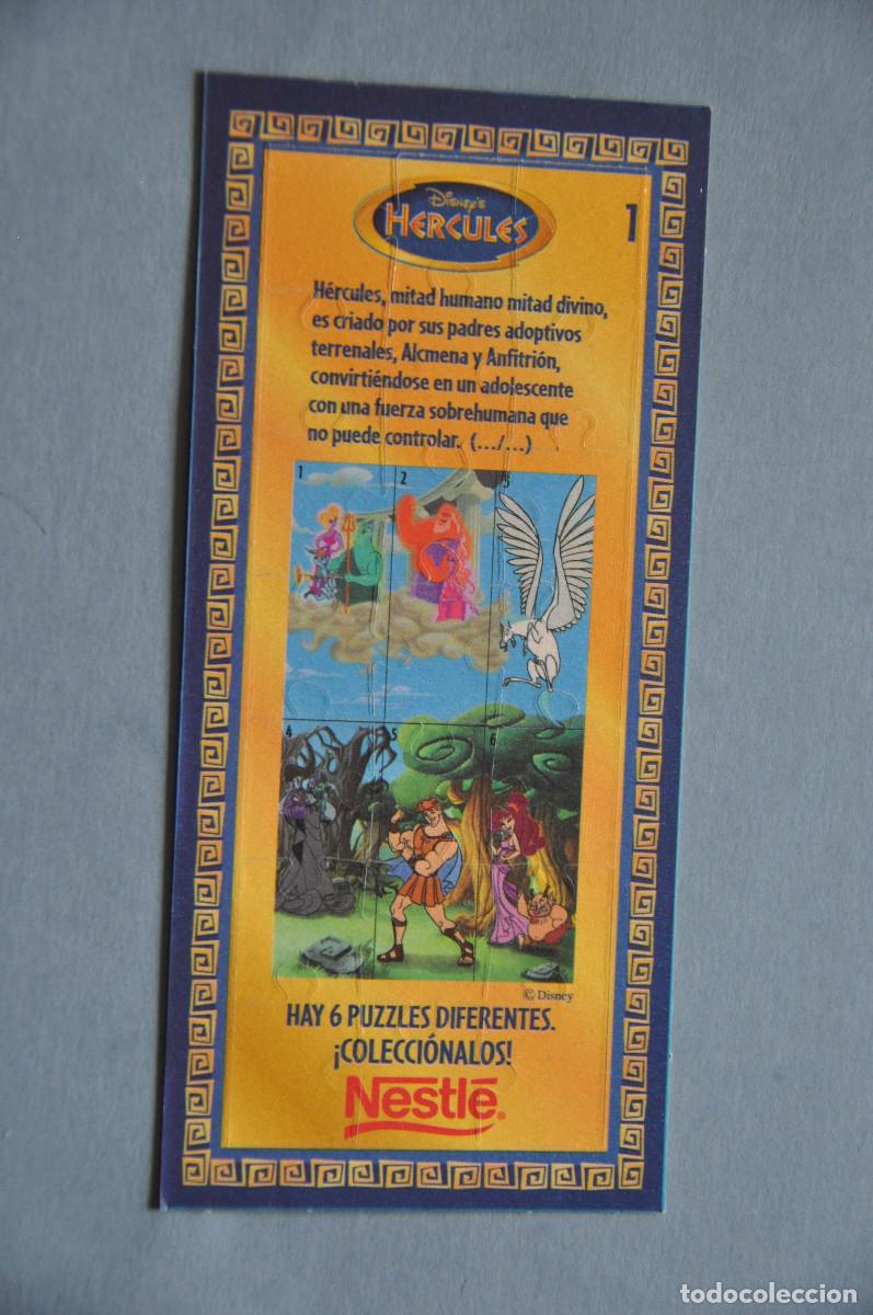 Puzzles: PUZZLE DE H&Eacute;RCULES (DISNEY) - CHOCOLATES NESTL&Eacute; - Foto 2