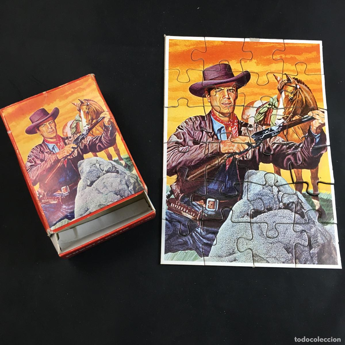 Puzzles: Puzzle ROJO. El Oeste Americano. 24 piezas. Vintage 60s.