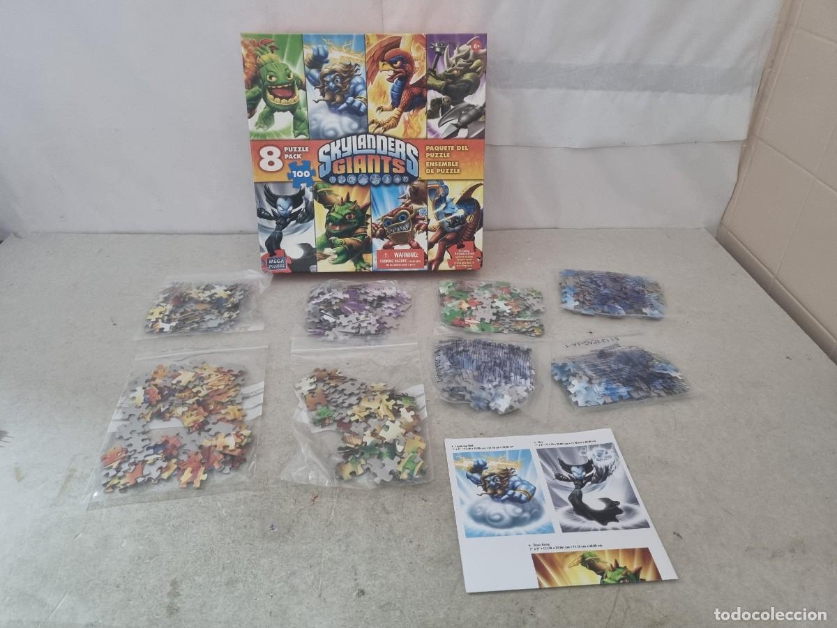 Puzzles: Puzzle Skylanders Giants caja con 8 puzzles de 100 piezas - Foto 1