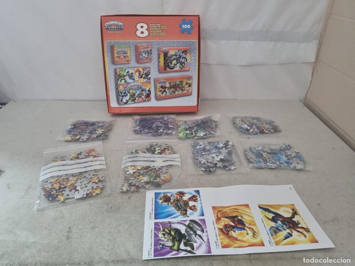 Puzzles: Puzzle Skylanders Giants caja con 8 puzzles de 100 piezas - Foto 12