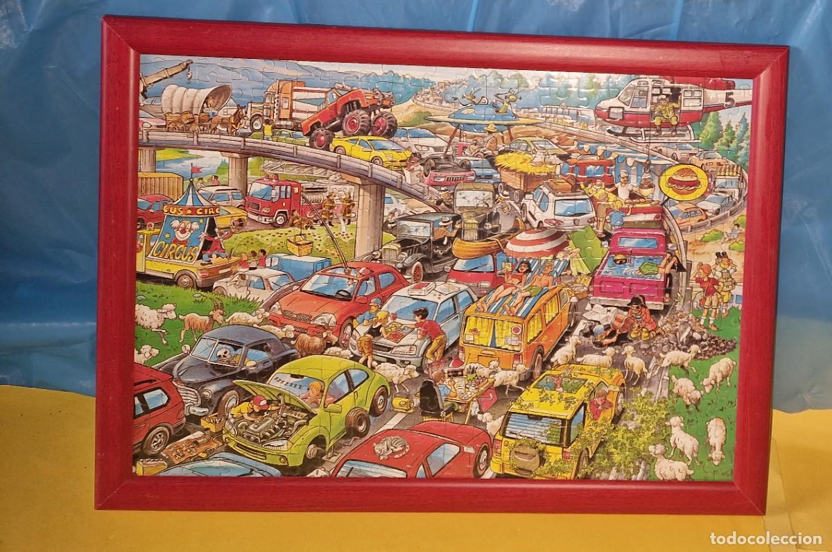 Puzzles: PUZZLE EDUCA CON MARCO DE MADERA Y CRISTAL