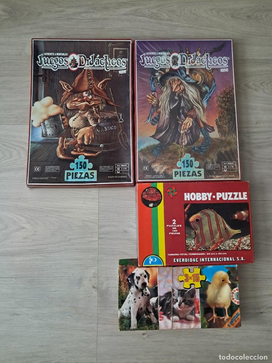Puzzles: Lote de 7 Puzles Infantiles Naturaleza y Fantas&iacute;a.