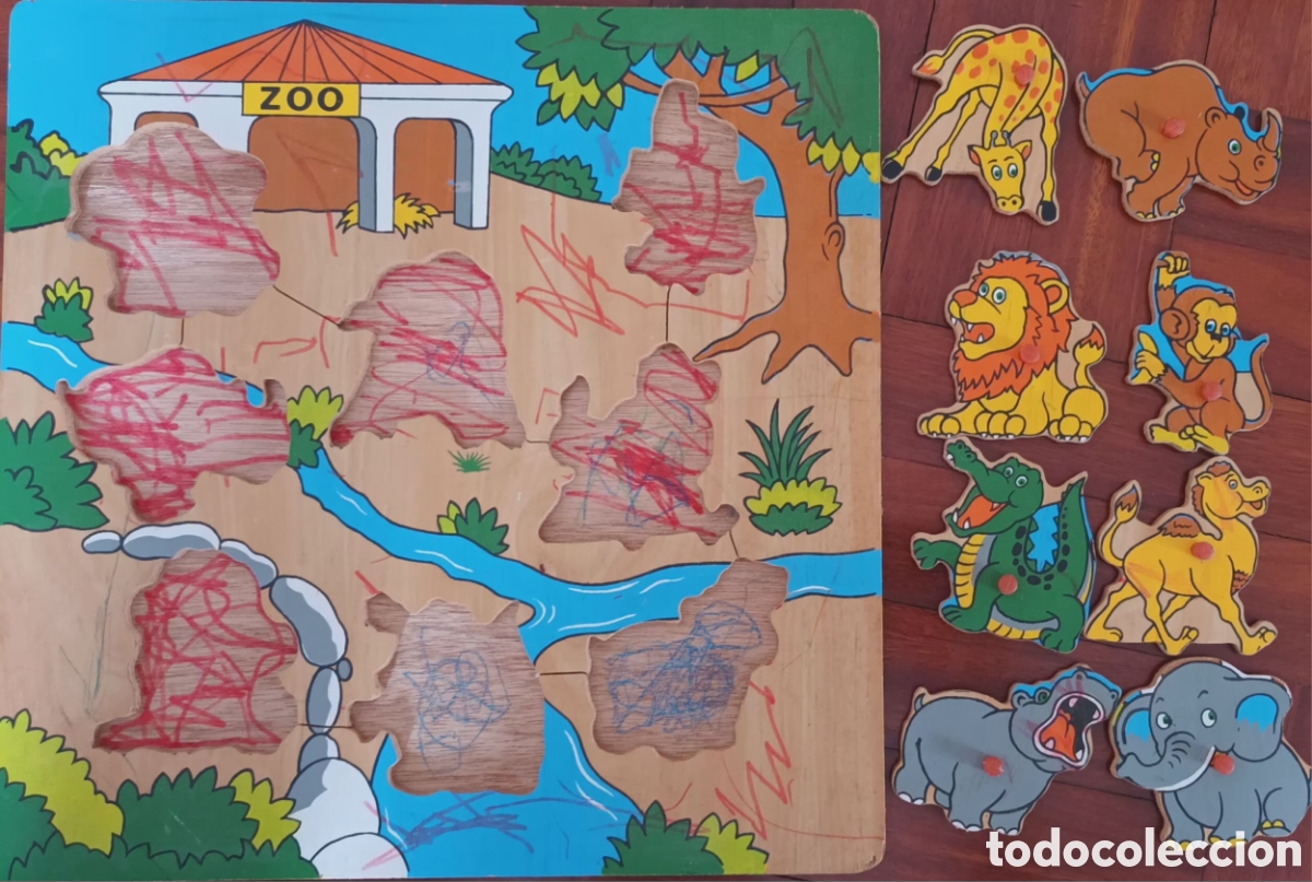 Puzzles: PUZZLE ANIMALES DEL ZOO - Foto 2