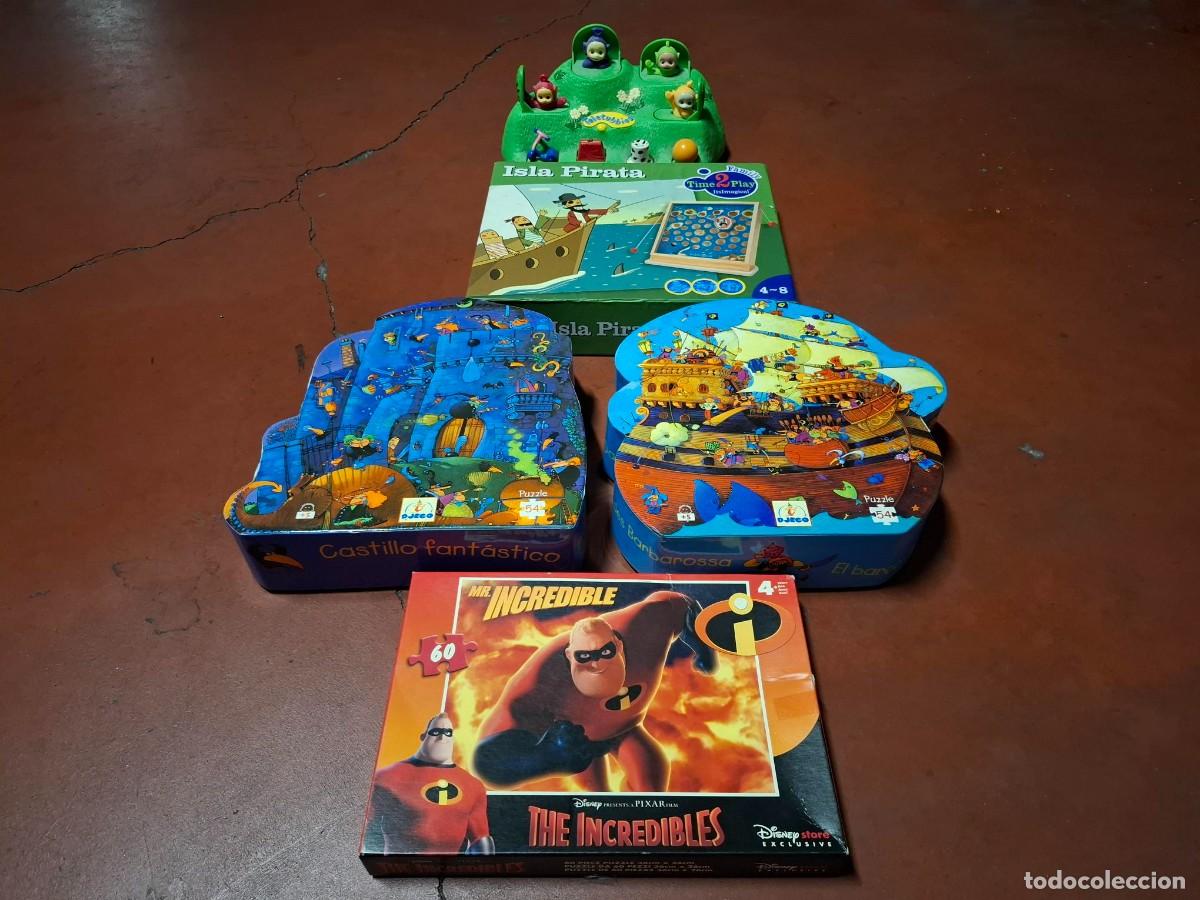 Puzzles: Lote Puzles infantiles y juego infantil mec&aacute;nico