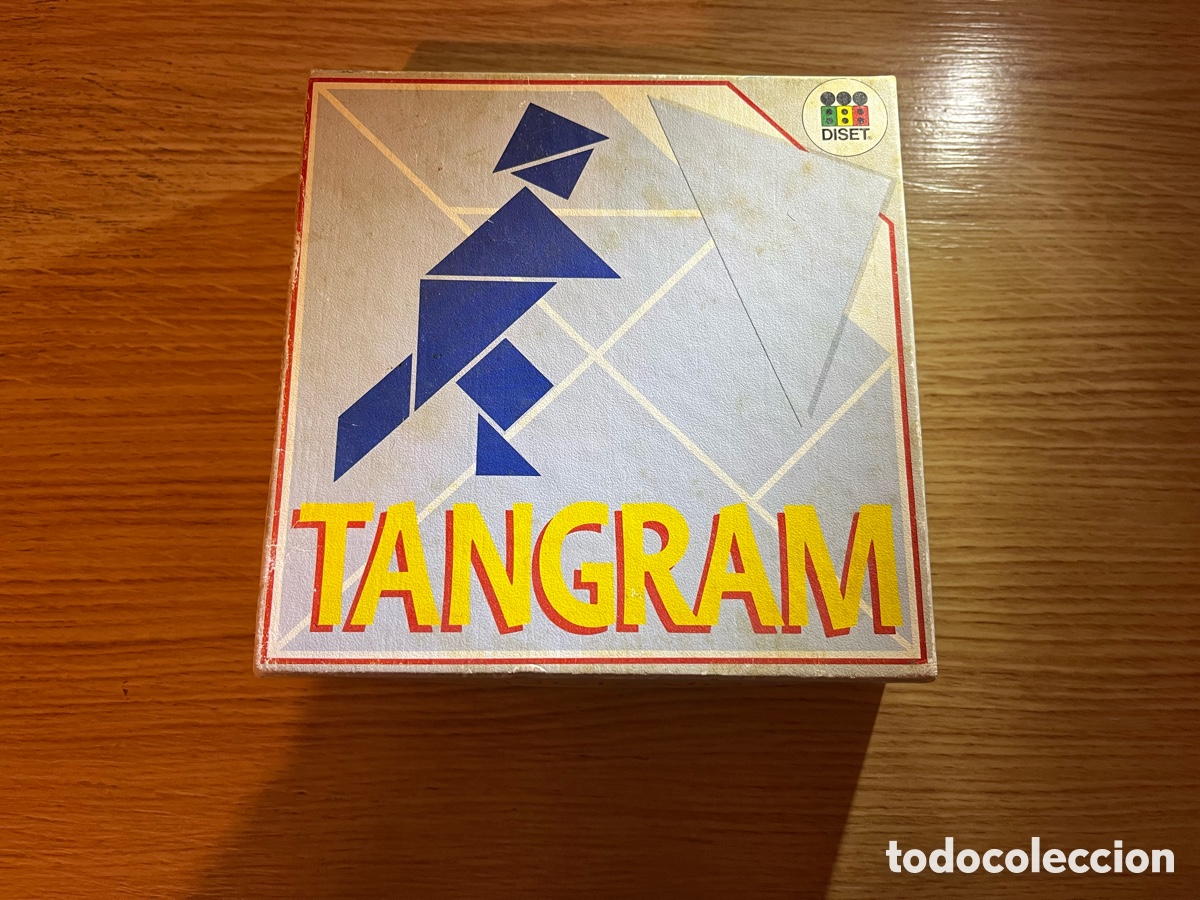 Puzzles: TANGRAM de DISET. Antiguo juego de mesa de hacer figuras