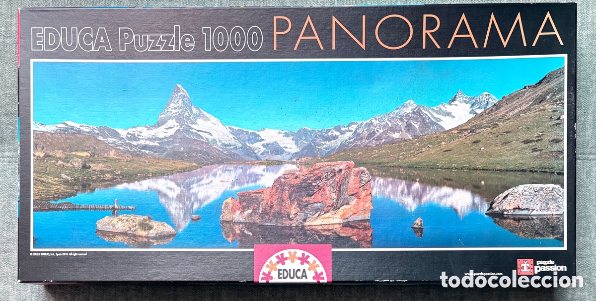 Puzzles: (L*056*) Puzle Educa Panorama 1000 piezas - El Cervino / Matterhorn, Alpes (14457)