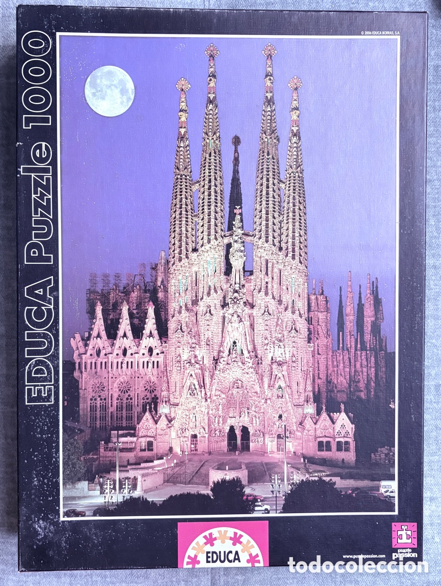 Puzzles: (L*057*) Puzzle Educa 1000 piezas - Sagrada Fam&iacute;lia, Barcelona (13300)